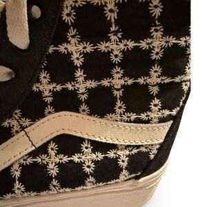 Vans Sk8-Hi Tapered Stackform Denim Mix Black and White Colorway Men 6 Women 7.5